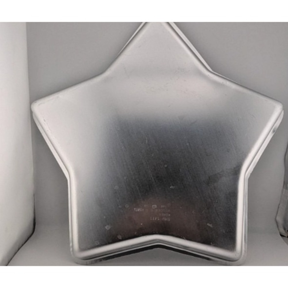 Wilton never baked Star Aluminum Cake Pan 1987 Vintage #2105 - 2512